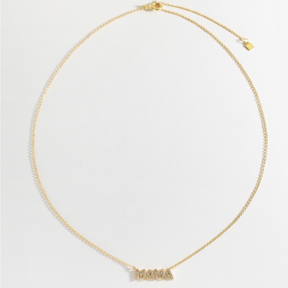 MAMA Zircon 925 Sterling Silver Necklace - Picture 3 of 8